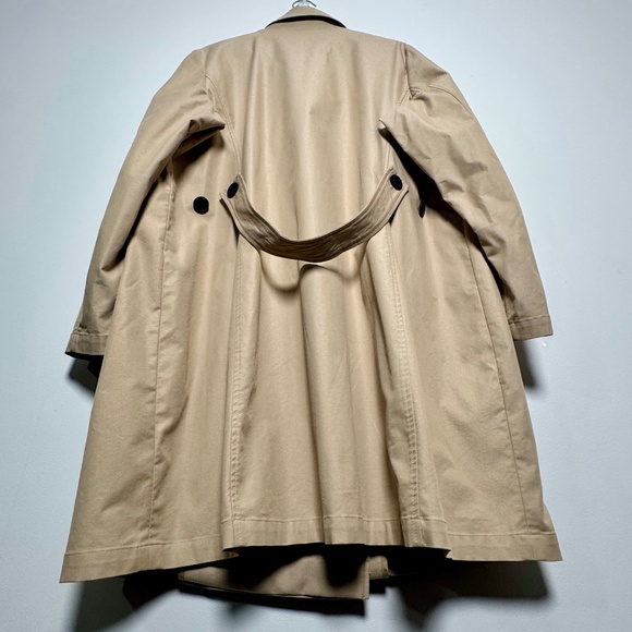Universal Standard Derjon Trench Coat Khaki Sz L (22-24) - Picture 7 of 10